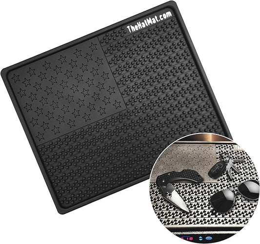 EDC Soft Dump Pad - EDC Valet Tray All for Everyday Carry Rubber, Non Skid Key Tray & Desk Organizer, Anti-Slip, Scratch-Resistant & Easy to Clean, Perfect for Home, Office or Anywhere