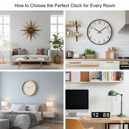 How to Choose the Perfect Clock for Every Room