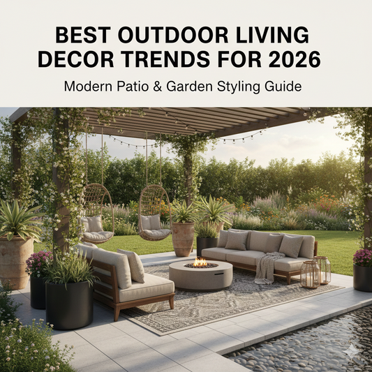 🌿 Best Outdoor Living Decor Trends for 2026: Modern Patio & Garden Styling Guide