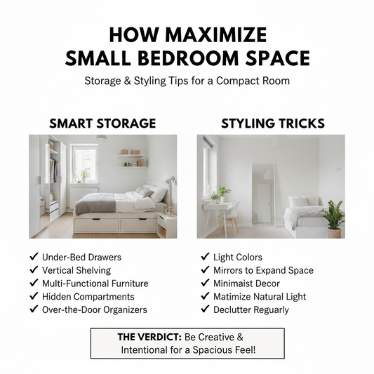 How to Maximize Small Bedroom Space: Storage and Styling Tips