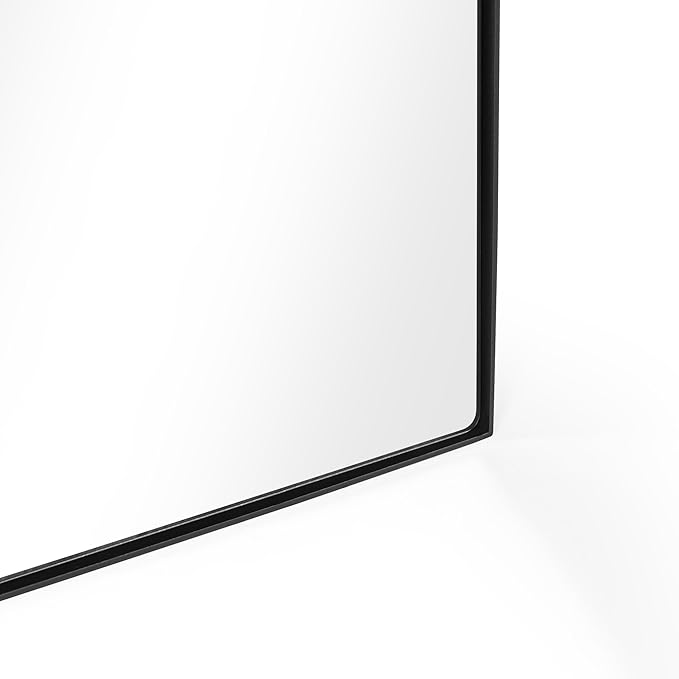 SogesHome Medicine Cabinet with Mirror, Magic Mirror with Cabinet 2 Shelves, Wall Mount/Recessed Mirror with Medicine Storage, Perfect for Bathroom and Home Decor, Black