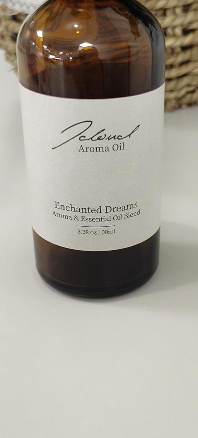 JCLOUD Enchanted Dreams Essential Oil | Hotel Scent - Pure Aromatherapy Diffuser Oil with Bergamot, Rose, Jasmine and Vanilla, Home Luxury & Hotel Scents for Diffuser - 100mL