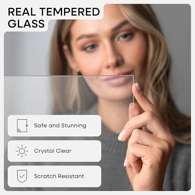 Homeforia 20 x 28 Picture Frame Black, High End Metal 20x28 Poster Frames with Mat 14x22 for Photo, 20 x 28 Black Frame Matted to 14 x 22 Print, 28x20 Hanging Frame, Tempered Glass, Wall Kit, Set of 1