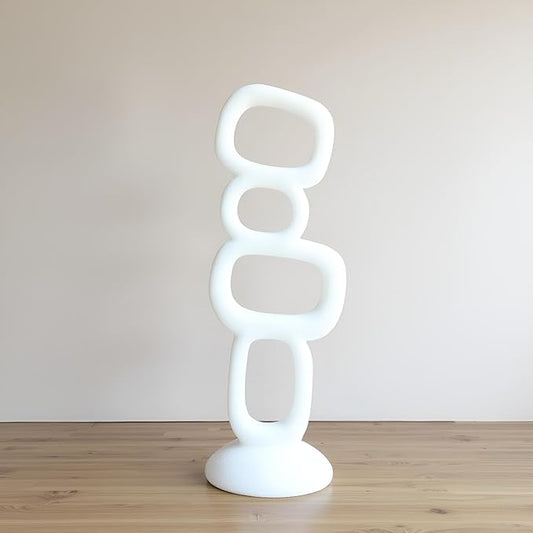 14'' Abstract Decorative Sculpture Ornament, Modern Art Statue Table Decor with Base, Accent Figurine for Dining Room Living Room Office Centerpiece ,Home Decor,Coffee Table Statues,Desk Decor