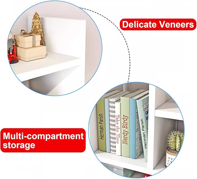 Generic Desktop Shelf, Dorm Desk Hutch, Adjustable Desktop Organizer Shelf Double H Display, Desk Organizer Shelf for Dormitory, Bedroom, Office, Free Combination, Black