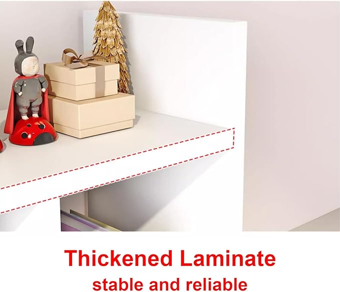 Desktop Shelf, Dorm Desk Hutch, Adjustable Desktop Organizer Shelf Double H Display, Desk Organizer Shelf for Dormitory, Bedroom, Office, Free Combination