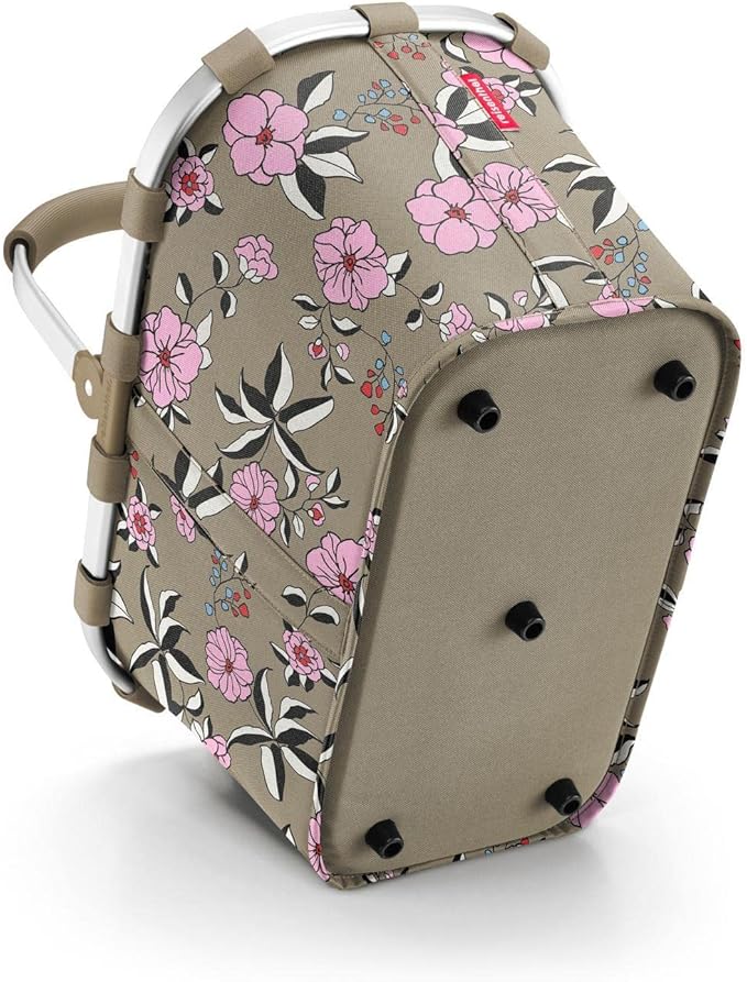 Reisenthel Carrybag Garden Taupe - Sturdy Shopping Basket with Lots of Storage Space and Practical Inner Pocket - Elegant and Water-Repellent,480 x 290 x 280 mm