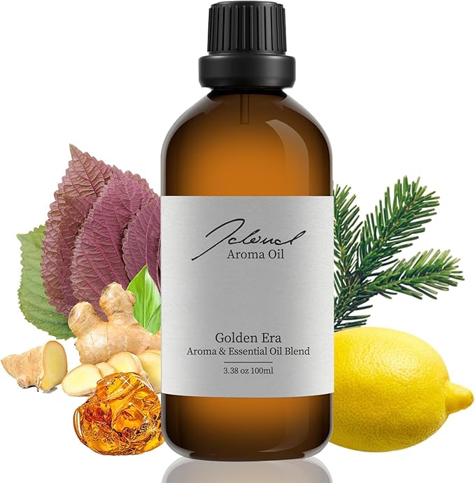 JCLOUD Golden Era Essential Oil Inspired by InterContinental Hotel | Hotel Scent - Pure Aromatherapy Diffuser Oil with Amber and Neroli Oil, Home Luxury & Hotel Scents for Diffuser - 100mL