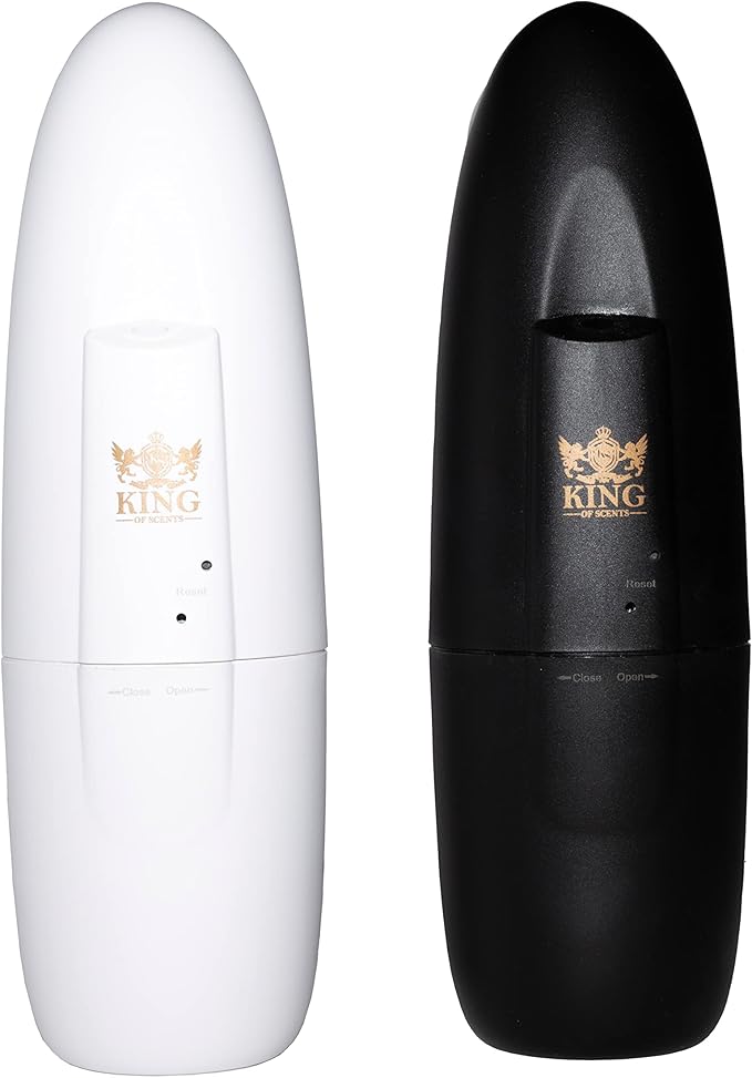 Diffuser Up to 500 Sq.FT Coverage-Nanotechnology Plug in Oil Diffuser Essential Oils (Bluetooth)-for Home and Office-Wall Silent & Waterless Oil Diffuser (Black and White)