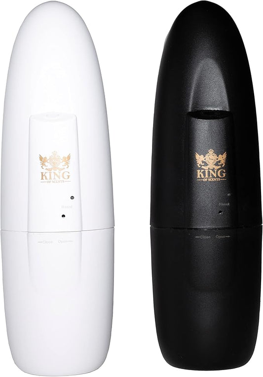 Diffuser Up to 500 Sq.FT Coverage-Nanotechnology Plug in Oil Diffuser Essential Oils (Bluetooth)-for Home and Office-Wall Silent & Waterless Oil Diffuser (Black and White)