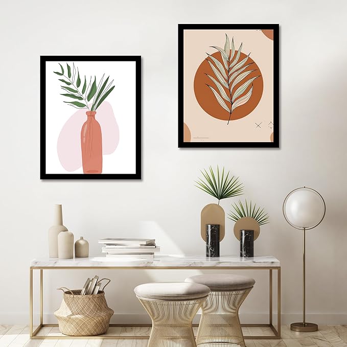 16x20 Picture Frame 5 Pack, Black Poster Frame, Display Pictures 11 x 14 with Mat or 16 x 20 Without Mat for Horizontal or Vertical Wall Mounting, Wall Gallery Frame for Artwork Certificate