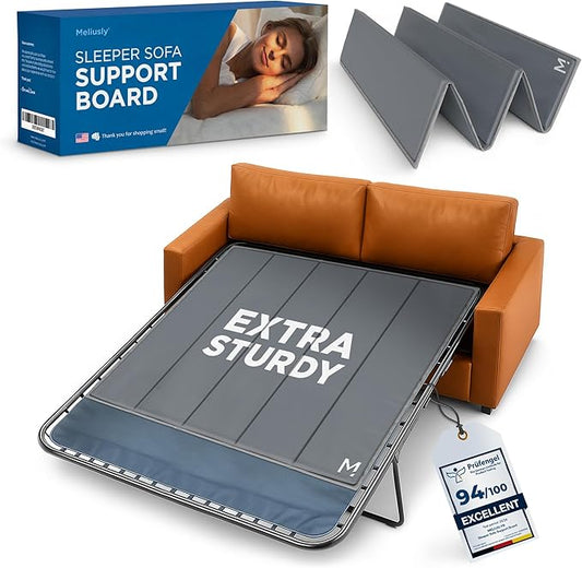 Meliusly Heavy Duty Sleeper Sofa Support Board (60x48 - Queen Size) Reinforced Wood Sofa Bed Support, Pull Out Couch Mattress Board, Sleeper Bar Shield, SleeperSaver