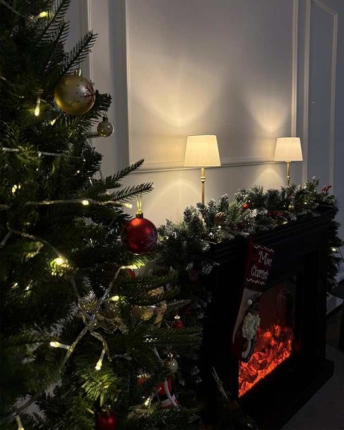 ONEWISH Cordless Lamp-Battery Operated Table lamp, 4000mAh Rechargeable, Stepless Dimmable, Small Touch Bedside Lamp with Fabric Shade, for Dining, Patio, Bathroom(Gold)