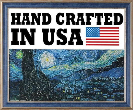 8x10 Picture Frame with Mat for 5x7 Picture. 8x10 Frame Matted to 5x7 Picture. 8 x 10 Poster Frame with Mat. 1-9/16" Wide Frames for 5 x 7 Prints with Mats. Blue Gold Ornate 3069. For Prints, Diplomas. Polystyrene-Quality Wood Frames Alternative.