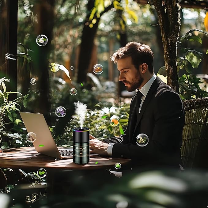 Car Air Freshener Refill for Men & Women 6.09 FL OZ /180ML-9 Month Cologne Scent Essential Oil Perfume, Essential Oil Made of Natural Plant Extracts, Compatible with Car Diffusers for Home/Office