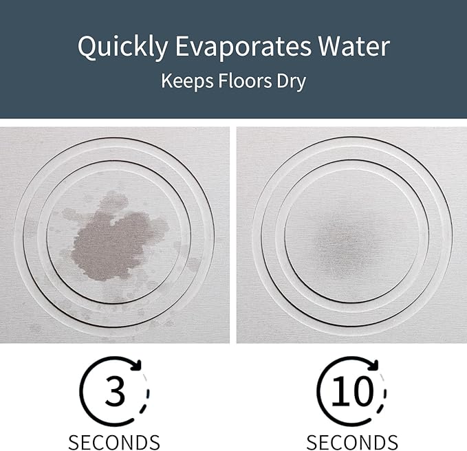 Home Dog Cat Bowl Stone Mat–Natural Diatomite Stone Pet Bowls Mat, Pet Feeding Mat, Modern and Stylish Pet Feeding Station–Non-Slip, Quick Drying Mat,Dog Food Water Bowls Mat Grey White