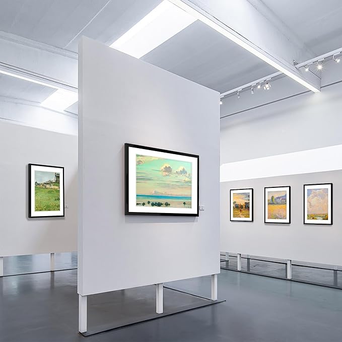 24x36 Picture Frame Set of 5, Black Poster Frame, Display Pictures 20 x 30 with Mat or 24 x 36 Without Mat for Horizontal or Vertical Wall Mounting, Wall Gallery Frame for Artwork