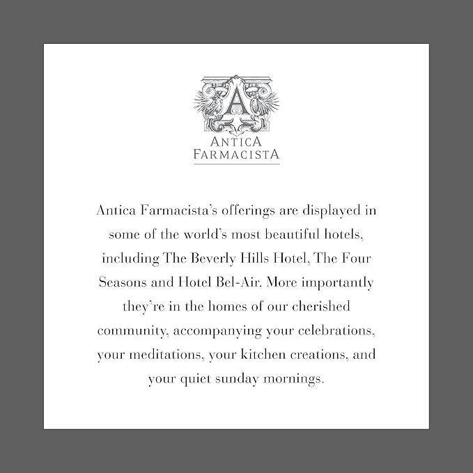 Antica Farmacista Home Ambiance Diffuser, Cask, 10.8 Fl Oz