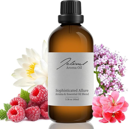 JCLOUD Sophisticated Allure Essential Oil Inspired by Hilton Hotel | Hotel Scent - Pure Aromatherapy Diffuser Oil with Jasmine and Cinnamon, Home Luxury & Hotel Scents for Diffuser - 100mL