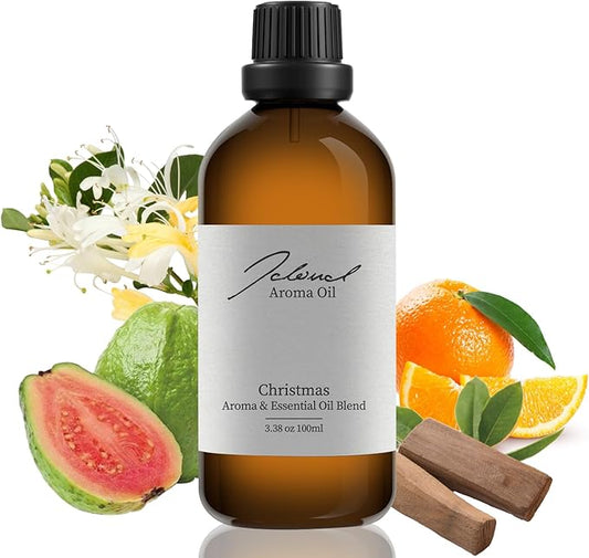 JCLOUD Christmas Essential Oil for Scent Air Machine | Hotel Scent - Pure Aromatherapy Diffuser Oil with Iris Root, Honeysuckle and Sandalwood, Home Luxury & Hotel Scents for Diffusers - 100mL