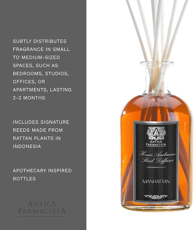 Antica Farmacista Home Ambiance Diffuser,Manhattan,8.45 Fl Oz