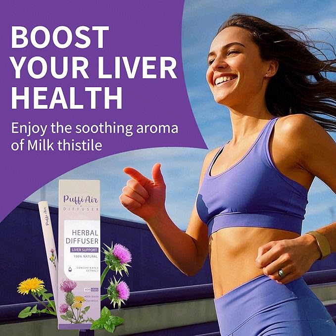 Herbal Diffuser Duo with Melatonin, Milk Thistle & More丨Night Renewal Duo for Calm Sleep & Liver Detox Support - 600 Uses Per Stick