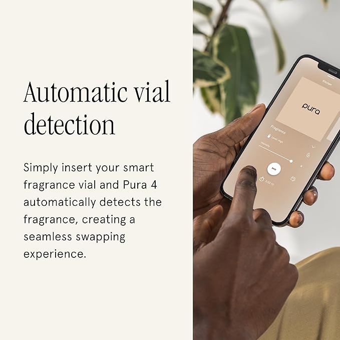 Pura & Antica Farmacista Home Scent Refill - Smart Air Diffuser - Up to 120-Hours of Luxury Fragrance per Refill - Household Essential - Safe Diffuser - 2 Pack, Cask